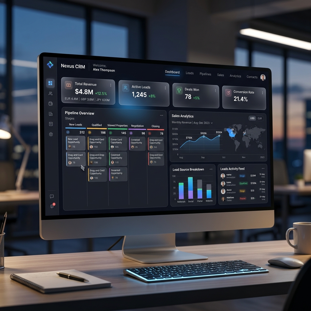 Karox Sales & Operations CRM AI website preview