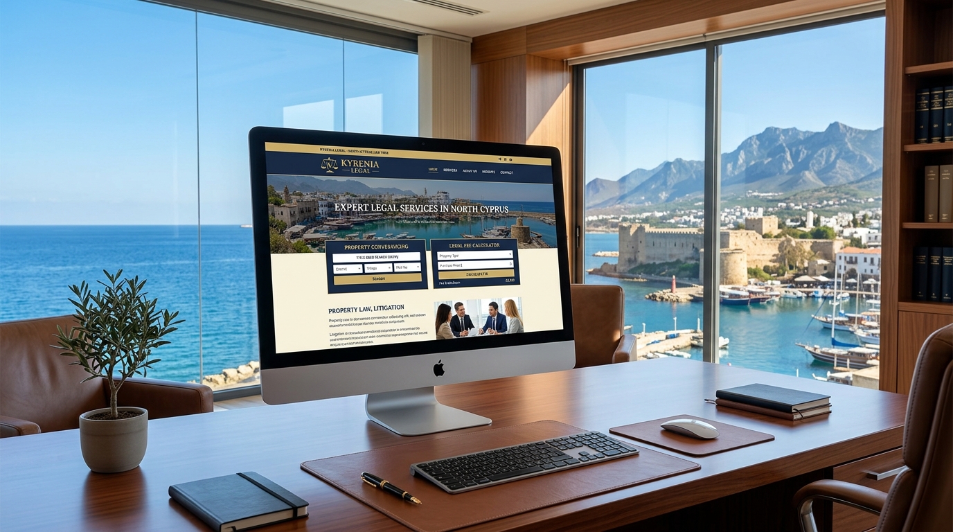Property Conveyancing & Title Deed Lawyers website design mockup